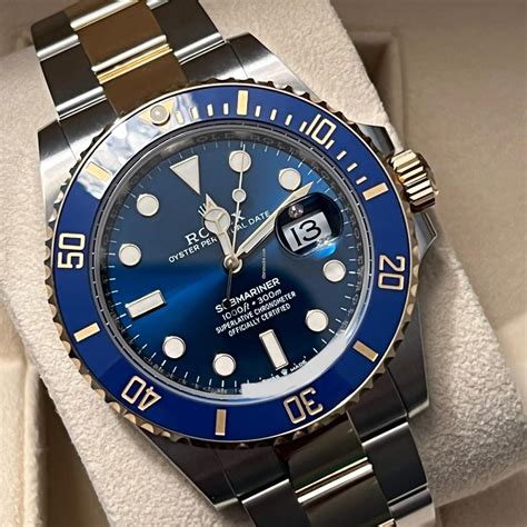 blue white gold rolex|2022 rolex submariner date bluesy.